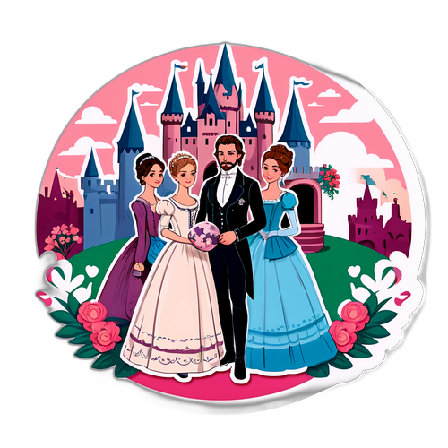 Elegant Bal med karaktärer från Bridgerton