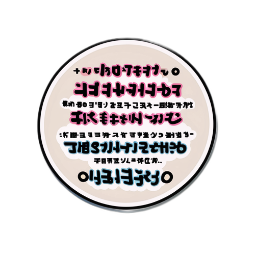 シンプルでインスピレーショナルなステッカー