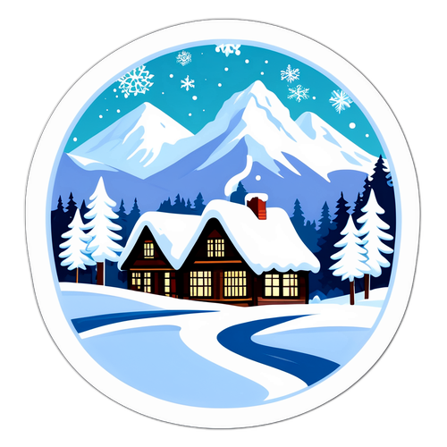 Winterlandschap in België