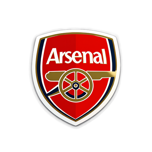 Khám Phá Sự Cuồng Nhiệt Của Các CĐV Arsenal Trong Sticker Đỏ Trắng Rực Rỡ!