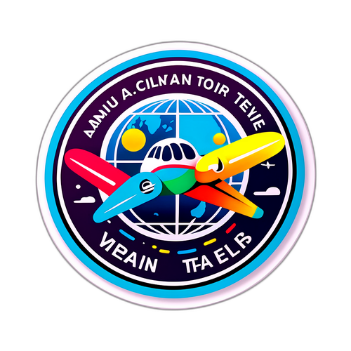 שלט NOTAM תוסס עם סמלים של תעופה