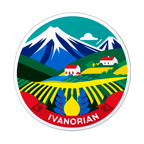 Italialaisen ja norjalaisen kulttuurin yhdistelmä tarrassa