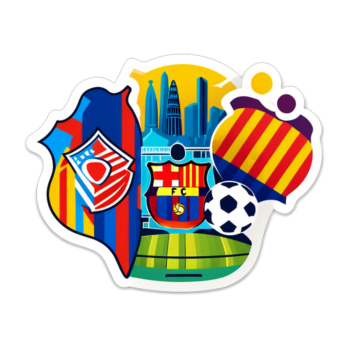 Sticker Nostalgia Barcelona vs Atlético Madrid