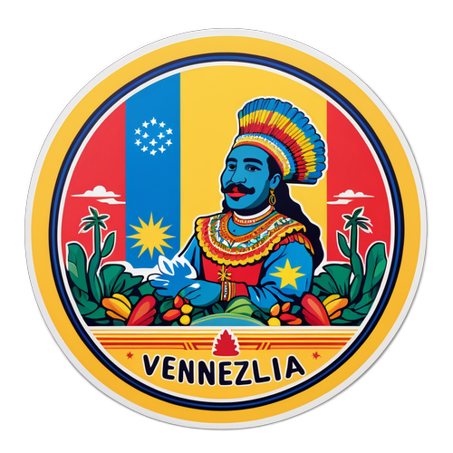 Autocolant cu murală din Venezuela