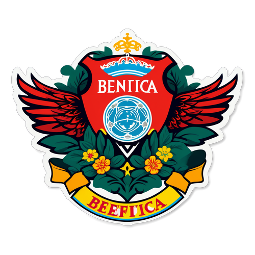 Benfica Sembolü ve Çiçeklerle 'Benfica Pride'