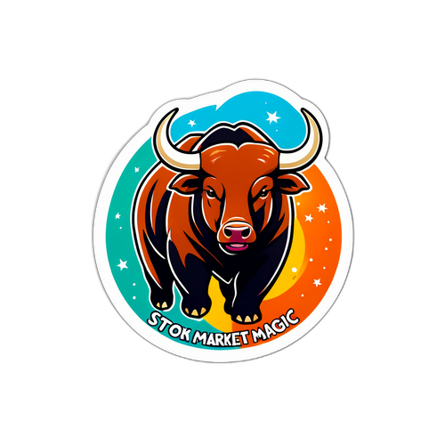 Stock Market Magic Sticker