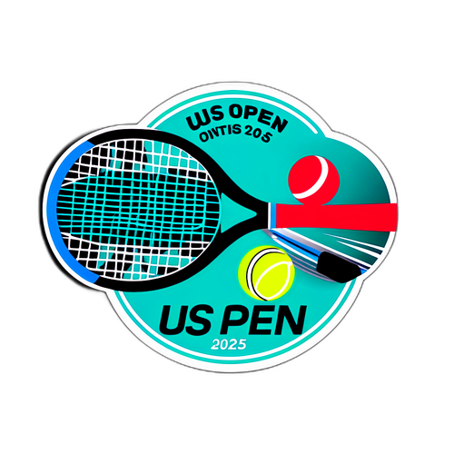 Rekaan Pelekat Tenis US Open 2025