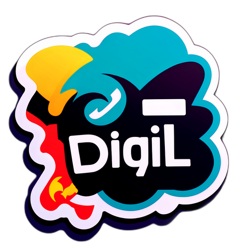 Adeziune cu logo-ul Digi24 pe un fundal dinamic de știri