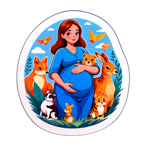 Illustration surprenante de Bonnie Blue enceinte