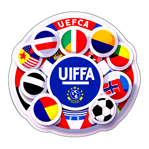 Αυτοκόλλητο UEFA με Μπάλα