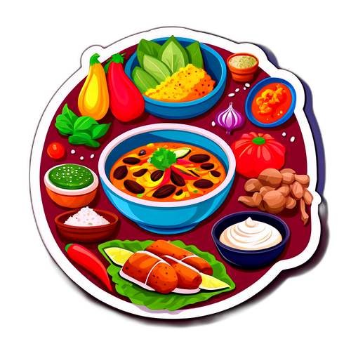 बैंगलोर के लोकप्रिय व्यंजन स्टिकर