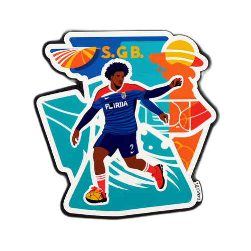 Эстетическая наклейка с прогнозом матча Флорида - Вашингтон