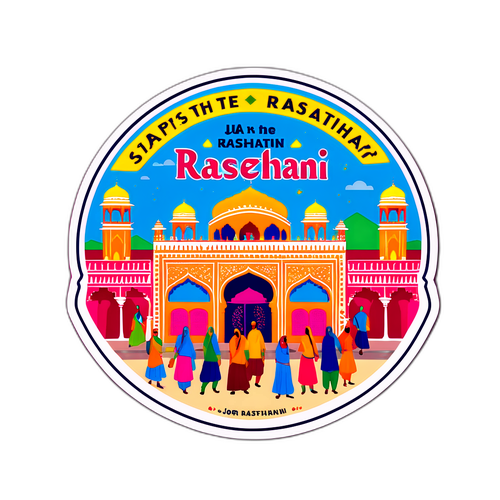 जयपुर के बाजारों का स्टिकर