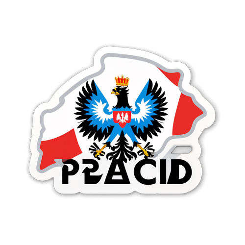 Sticker reprezentujący CPAC Polska