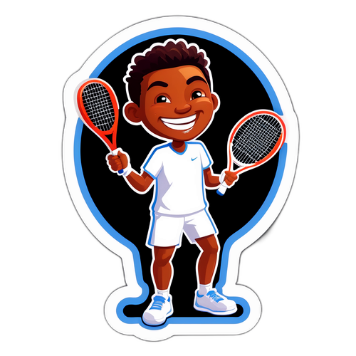 Autocollant humoristique du joueur de tennis Sinner