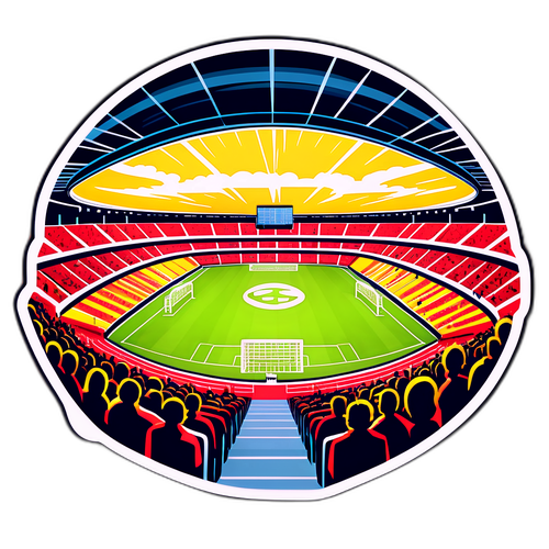 Stadium Terang Penuh Penonton