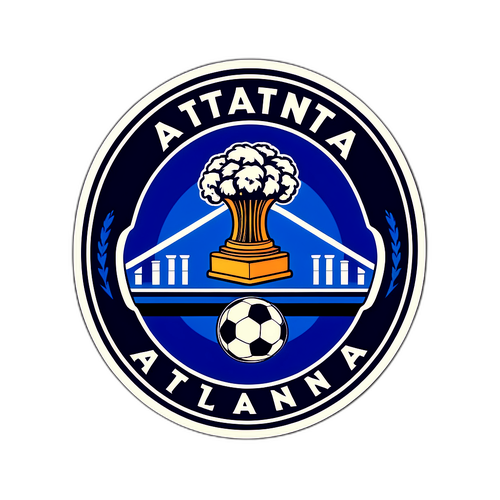 Stiker Retro Atalanta vs Inter