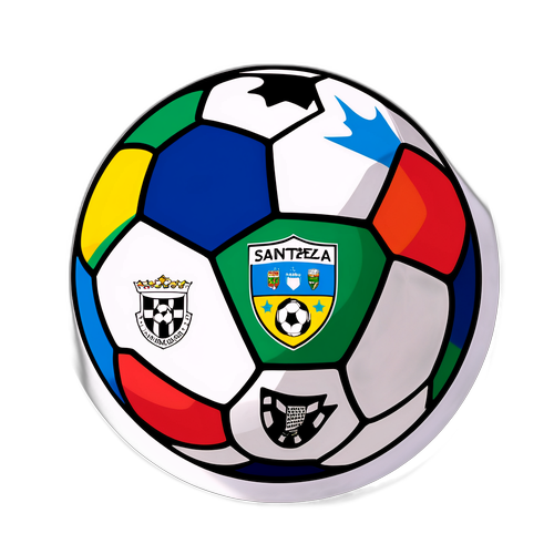 Sticker che celebra il derby tra Fortaleza e Santos