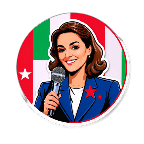 Stilig klistremerke av Francesca Albanese