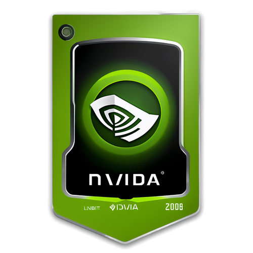 Stiker Carta Saham Nvidia Meningkat