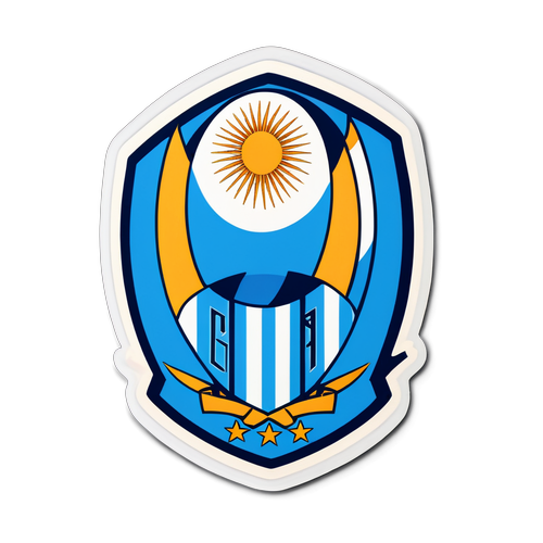 Ini Dia Pelekat Patriotik Argentina! Tunjukkan Semangat Bola Sepak Anda dengan Gaya!