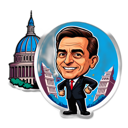 Κατασκευή αυτοκόλλητου με καγκουρό του Αλαβάνου σε πολιτική δράση