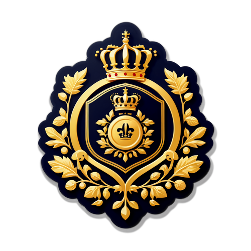 Elegant Dronning Sonja's Kongelige Emblem