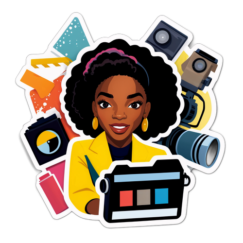Inspirierender Sticker von Naomi Ackie