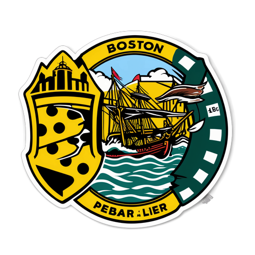 Pegatina de Rivalidad Histórica: Boston River y Peñarol