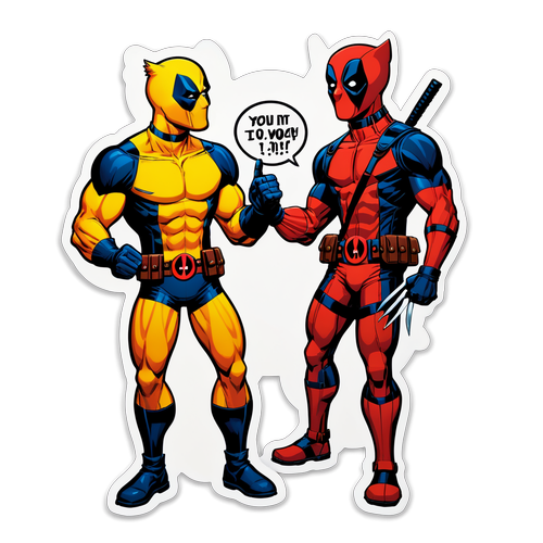 Chocante Encontro: Deadpool e Wolverine em Uma Comédia de Super-Heróis Que Você Não Pode Perder!