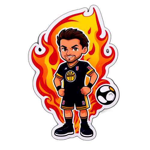 Adesivo sportivo di Vlahovic