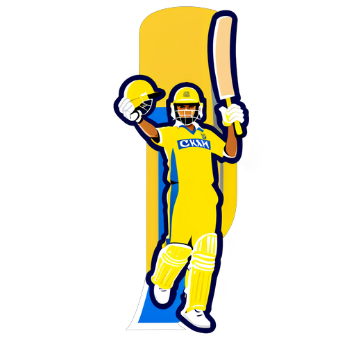 Kibandiko cha Mechi ya CSK vs RR