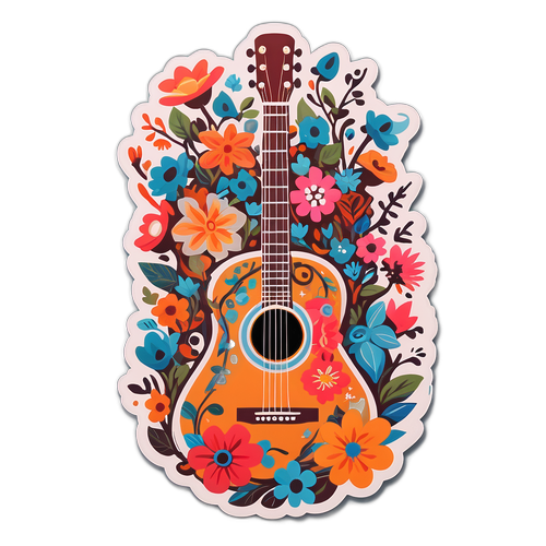 Blomstrende gitar