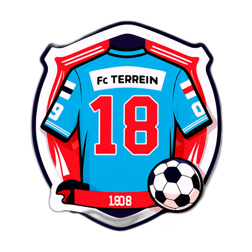 Adesivo FCIntern1908 con Maglia Retro