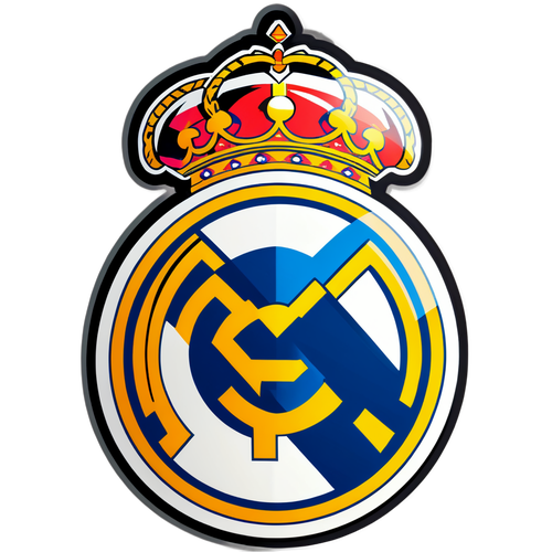 Real Madrid Emblem Klistermärke