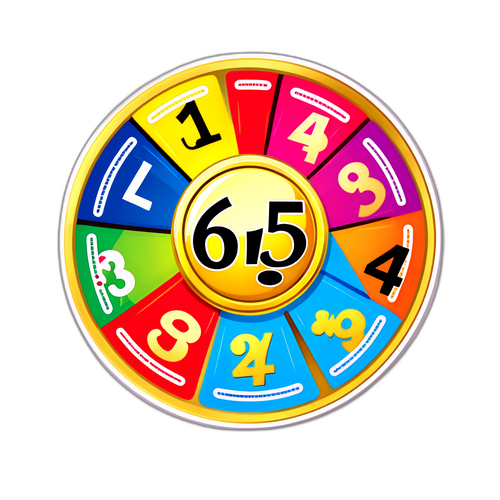 Bold na Sticker ng 6/45 Lotto Result