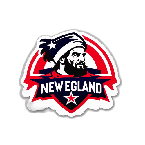 Desain Stiker Dinamis New England Revolution