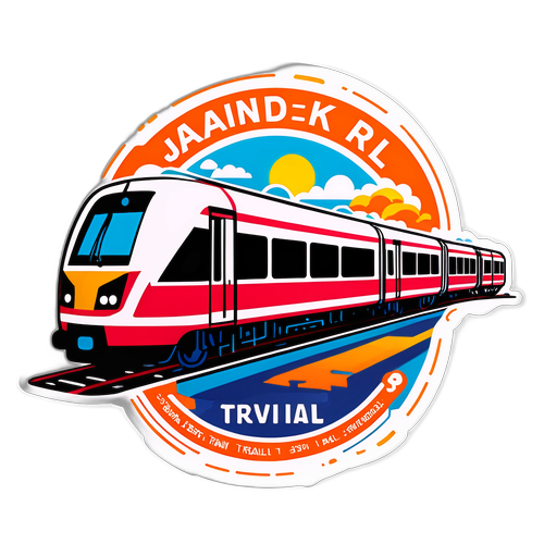Sticker Kereta Stylish 'Jadwal KRL'