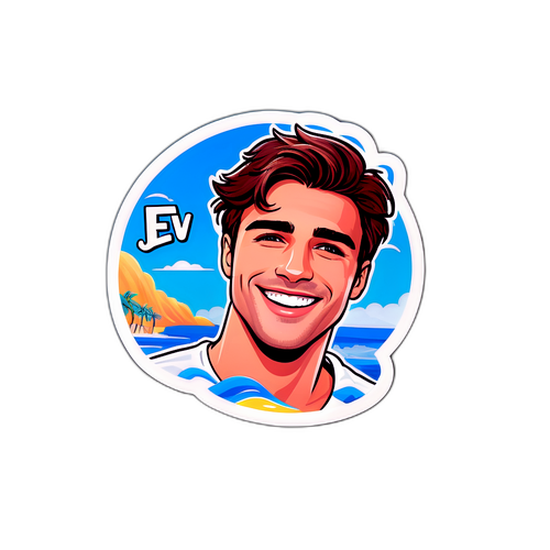 Nálepka s Jacobem Elordim