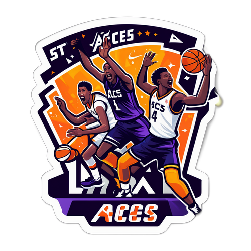Sticker ng Aces vs Lynx