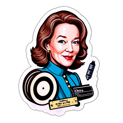 Sticker ya Catherine O'Hara Wakati wa Majukumu Yake Maarufu