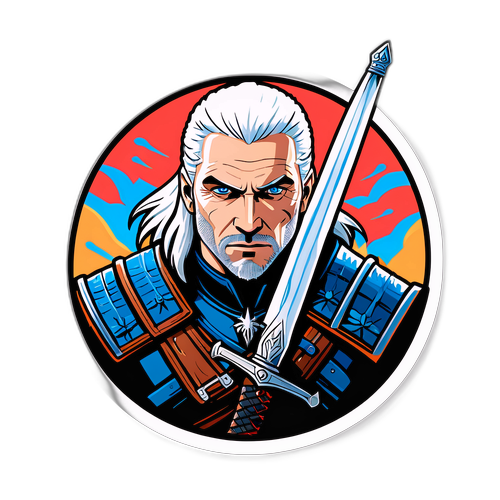 Büyücü Geralt Sticker