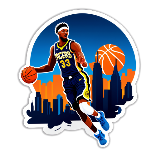 Stiker Bola Basket Energik