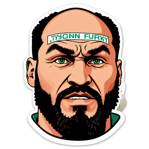 Rejtélyes portré Tyson Fury-ról inspiráló idézetekkel