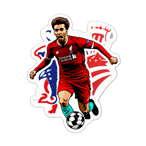 Stiker Pemain Liverpool Mencetak Gol