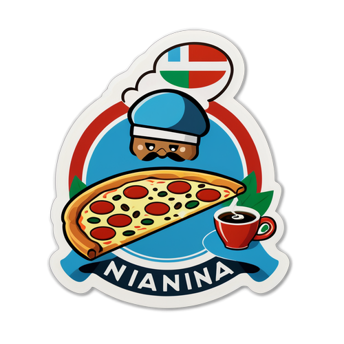 Sticker Napoli Bergaya