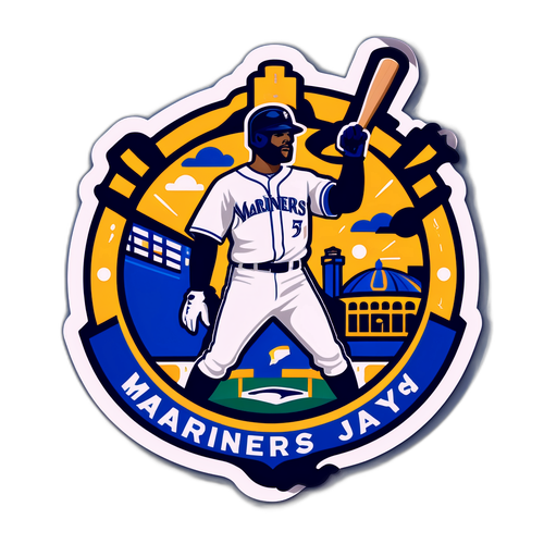 Exciting Mariners vs. Blue Jays Game Sticker