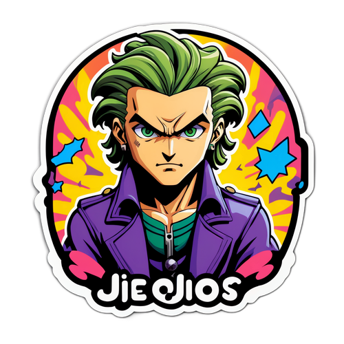 ジョジョの名言を視覚的に表現したステッカー