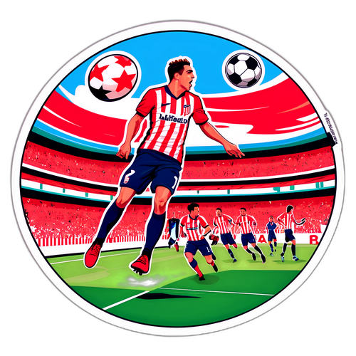 Scenă din Meciul Atletico Madrid și Rayo Vallecano