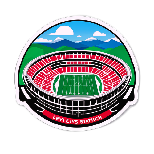 Levi's Stadion fra fugleperspektiv